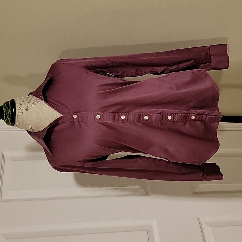 Banana Republic women's purple dress shirt Size 12